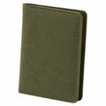Portefeuille pliant 11.5 x 9 x 1.5 cm en textile vert kaki