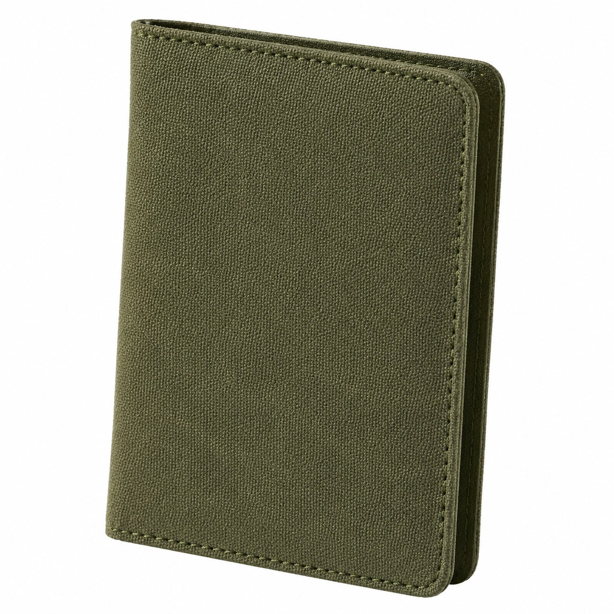Portefeuille pliant 11.5 x 9 x 1.5 cm en textile vert kaki