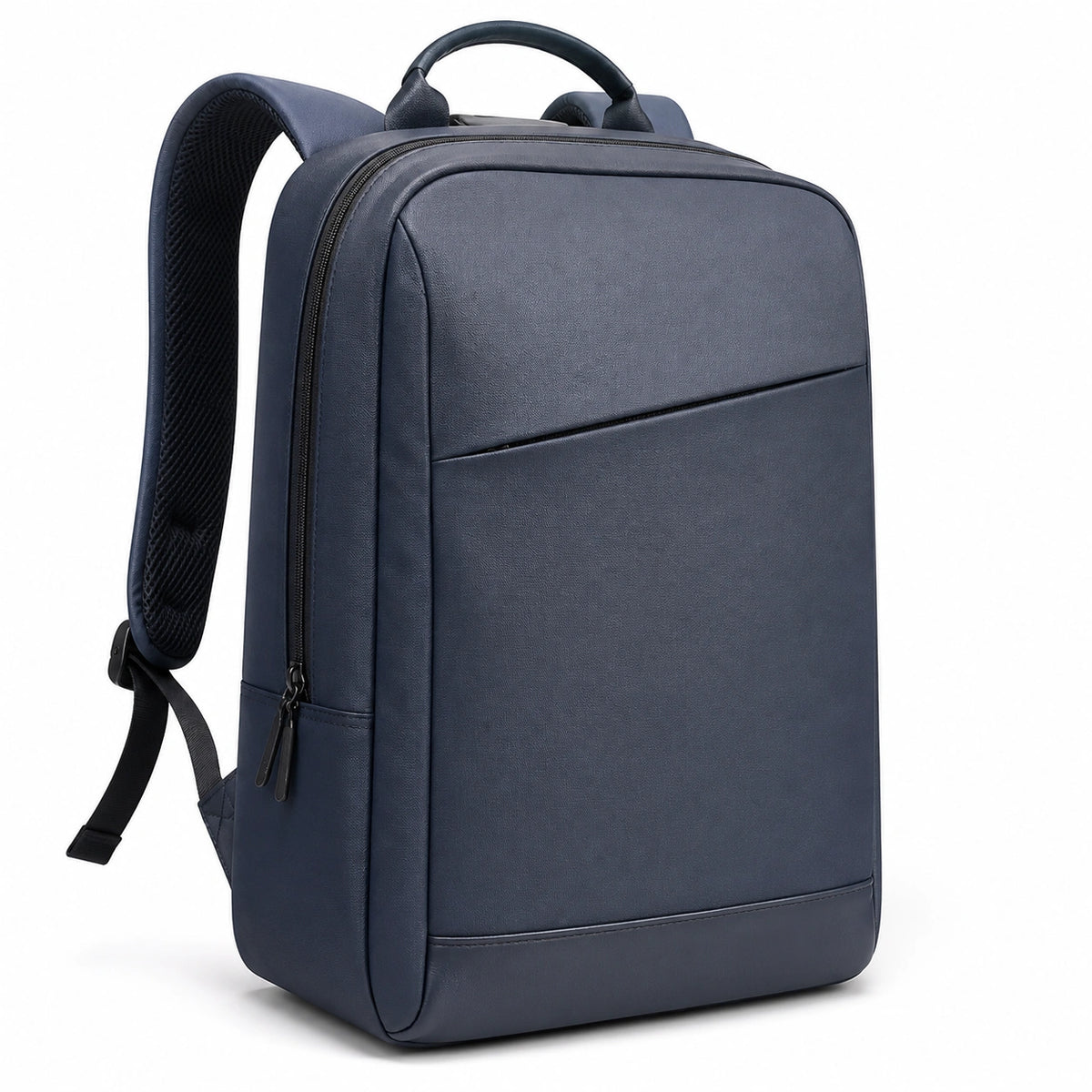 Sac à dos 30 x 15 x 45 cm bleu marine en matière synthétique pour ordinateur portable